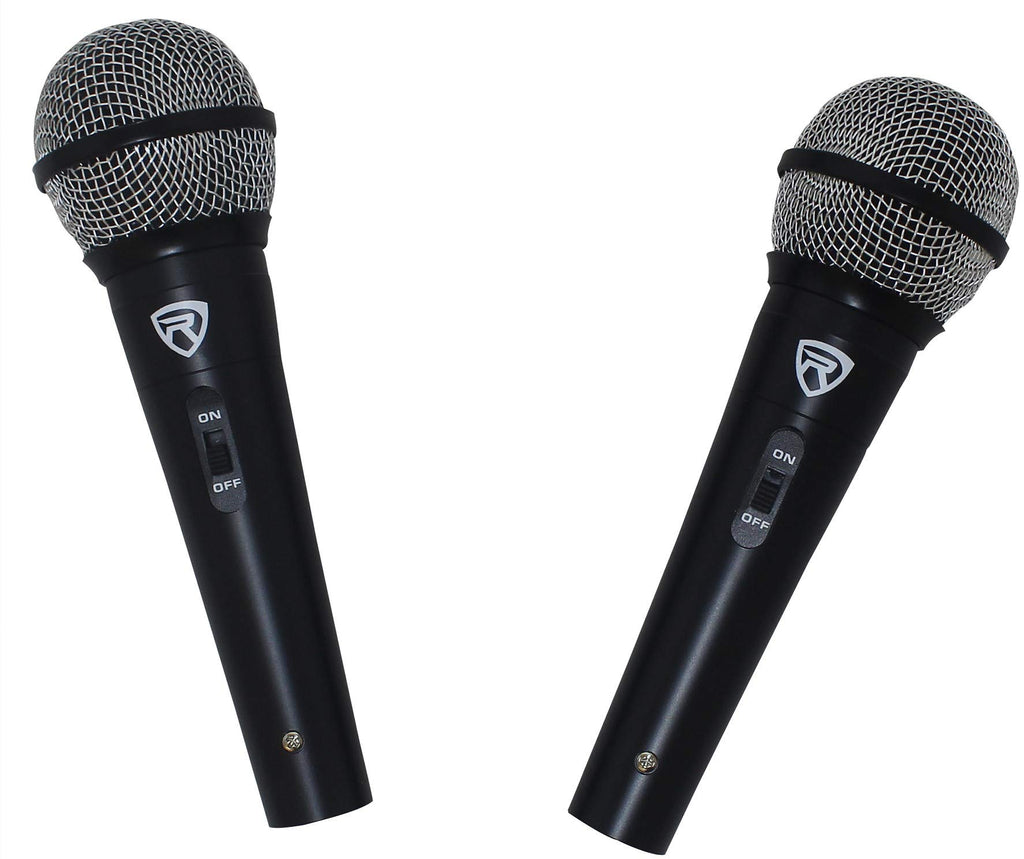 12 Inch Powered PA Speaker System with Mixer and Microphones U2229