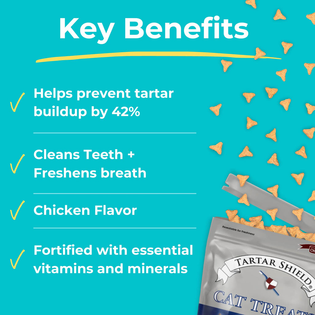 Chicken Flavor 4.5 oz Dental Cat Treats P618