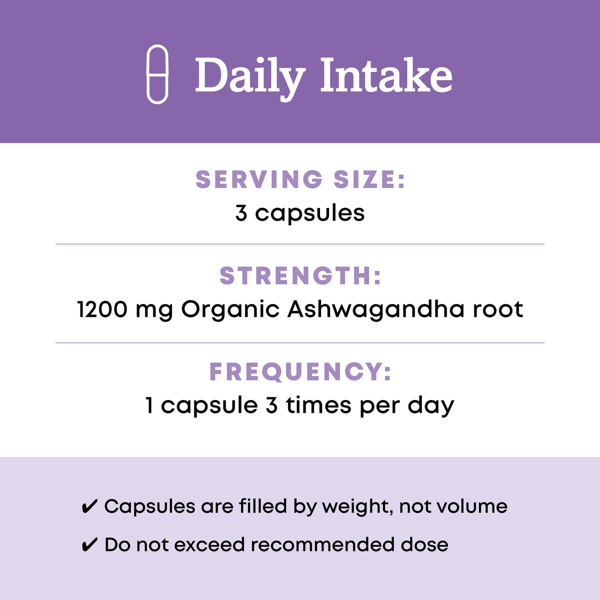 Organic Ashwagandha Herbal Supplements 180 Count E867686
