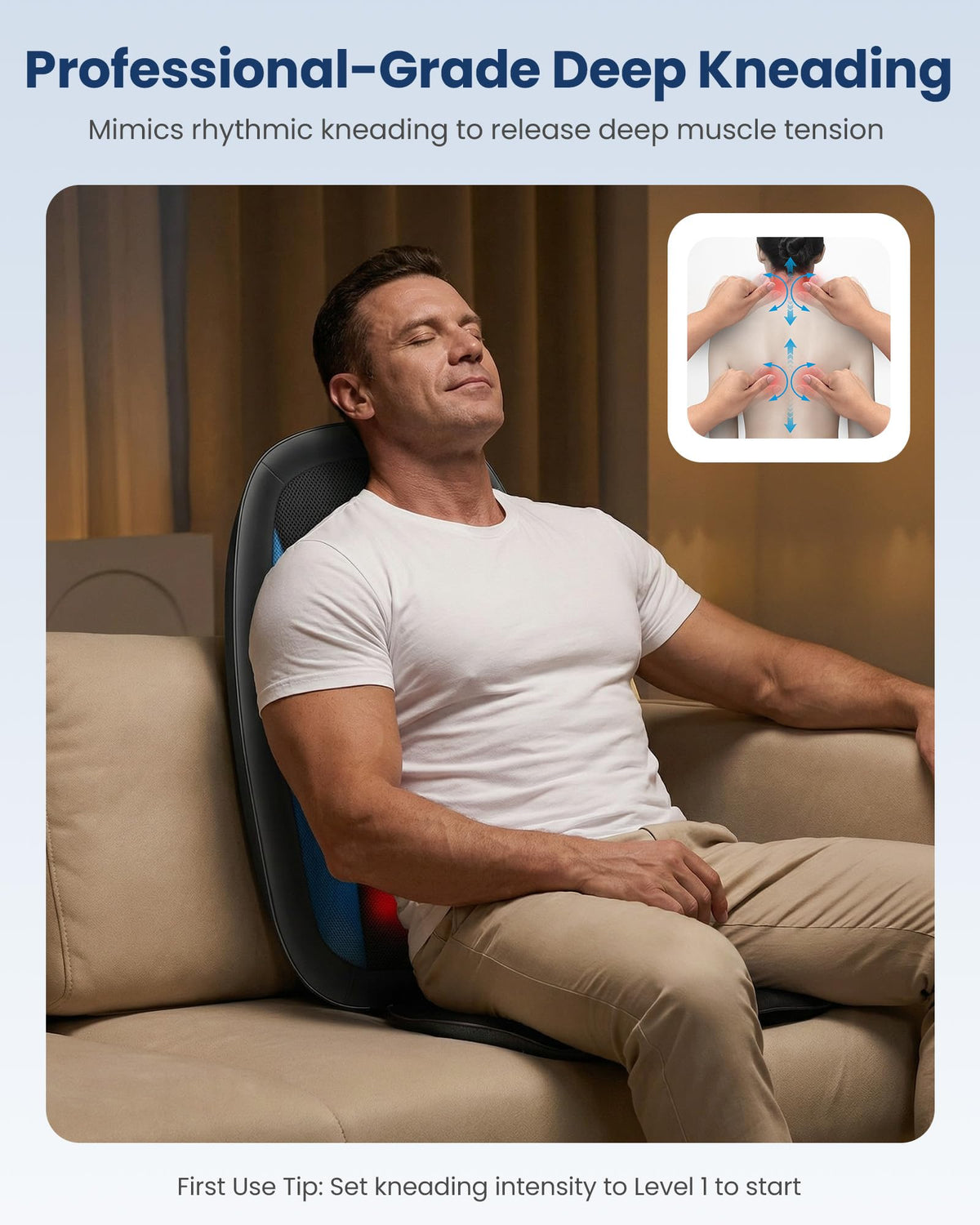 Shiatsu Back Massager with Heat O47120