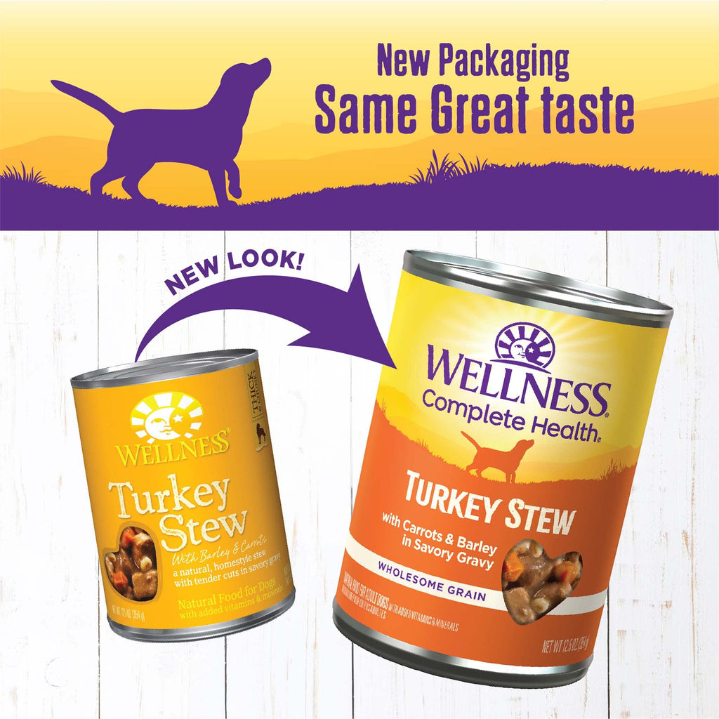 Grain Free Turkey Recipe Canned Wet Dog Food, 12.5 oz, Pack of 12 Cans Q758