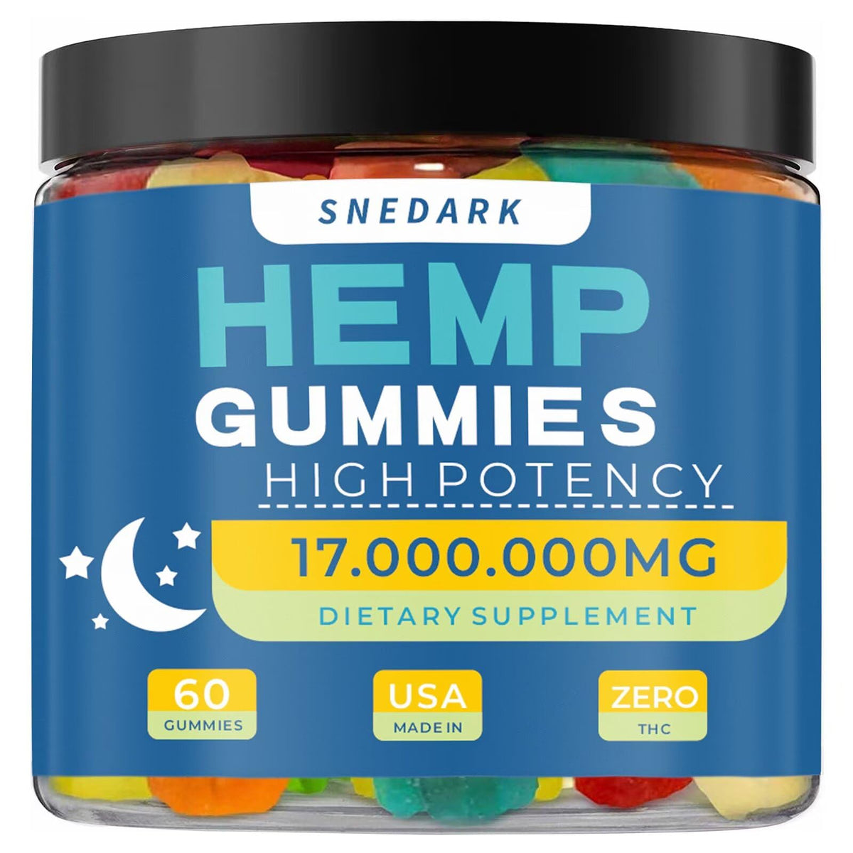 Hemp Gummies Extra Strength Natural Hemp Oil Extract B975878