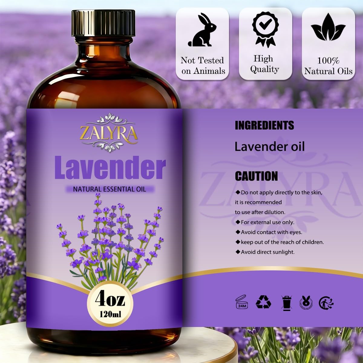 Lavender Essential Oil 4 Fl Oz A183826