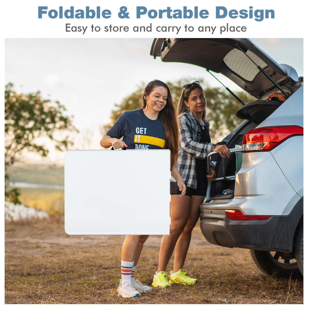 White 6ft Folding Plastic Table P313477