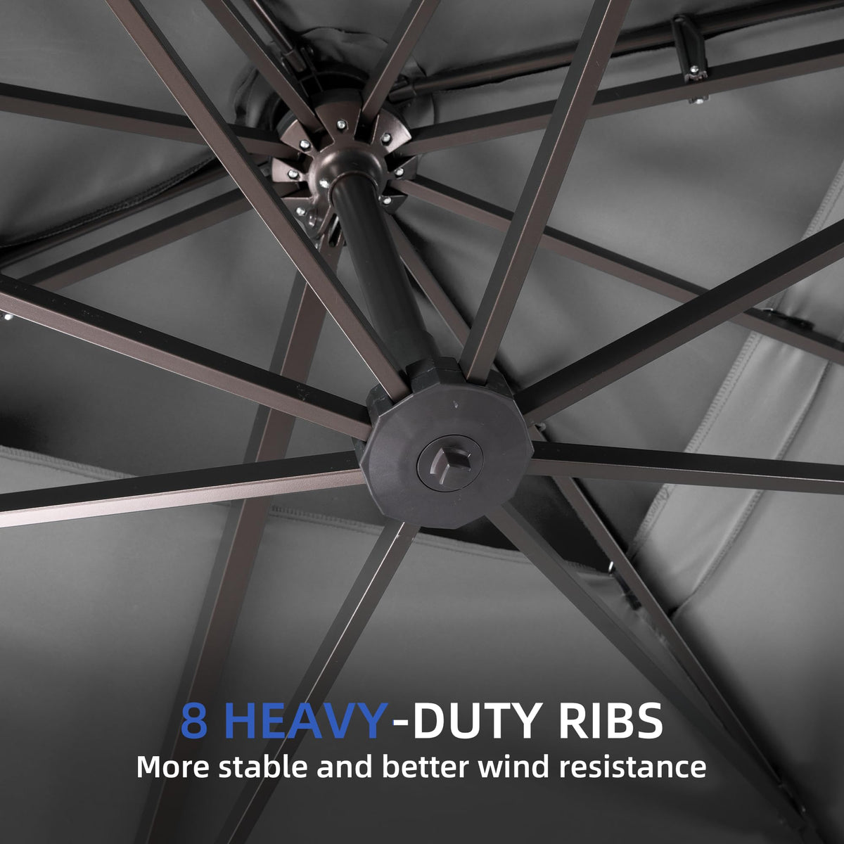 Cantilever Outdoor Patio Umbrella with Base A28087