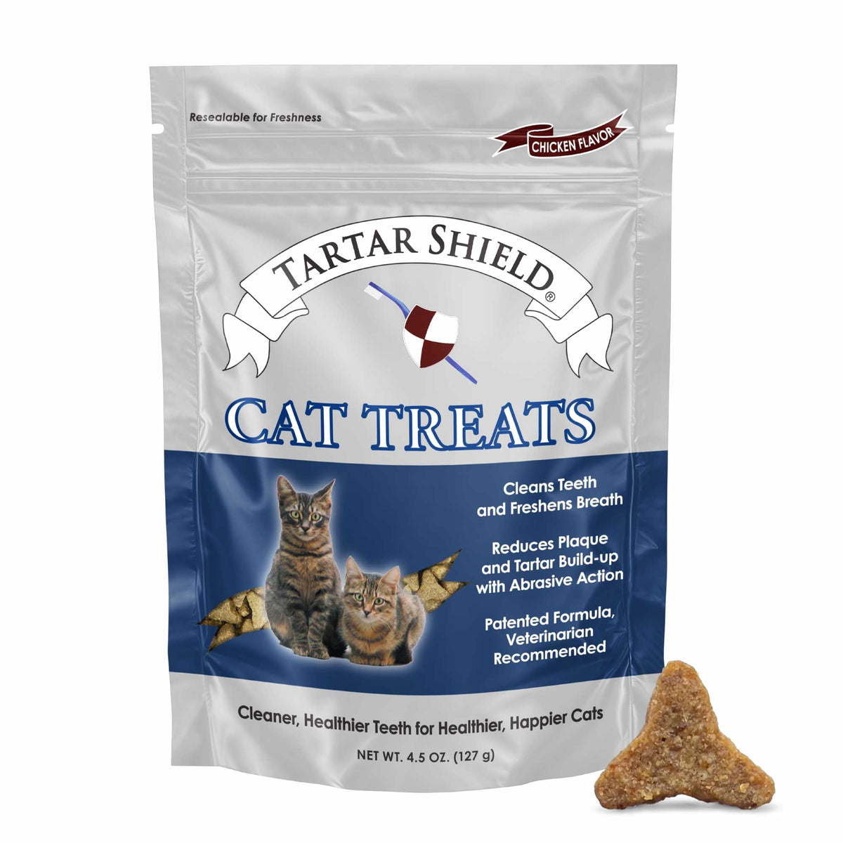 Chicken Flavor 4.5 oz Dental Cat Treats P618