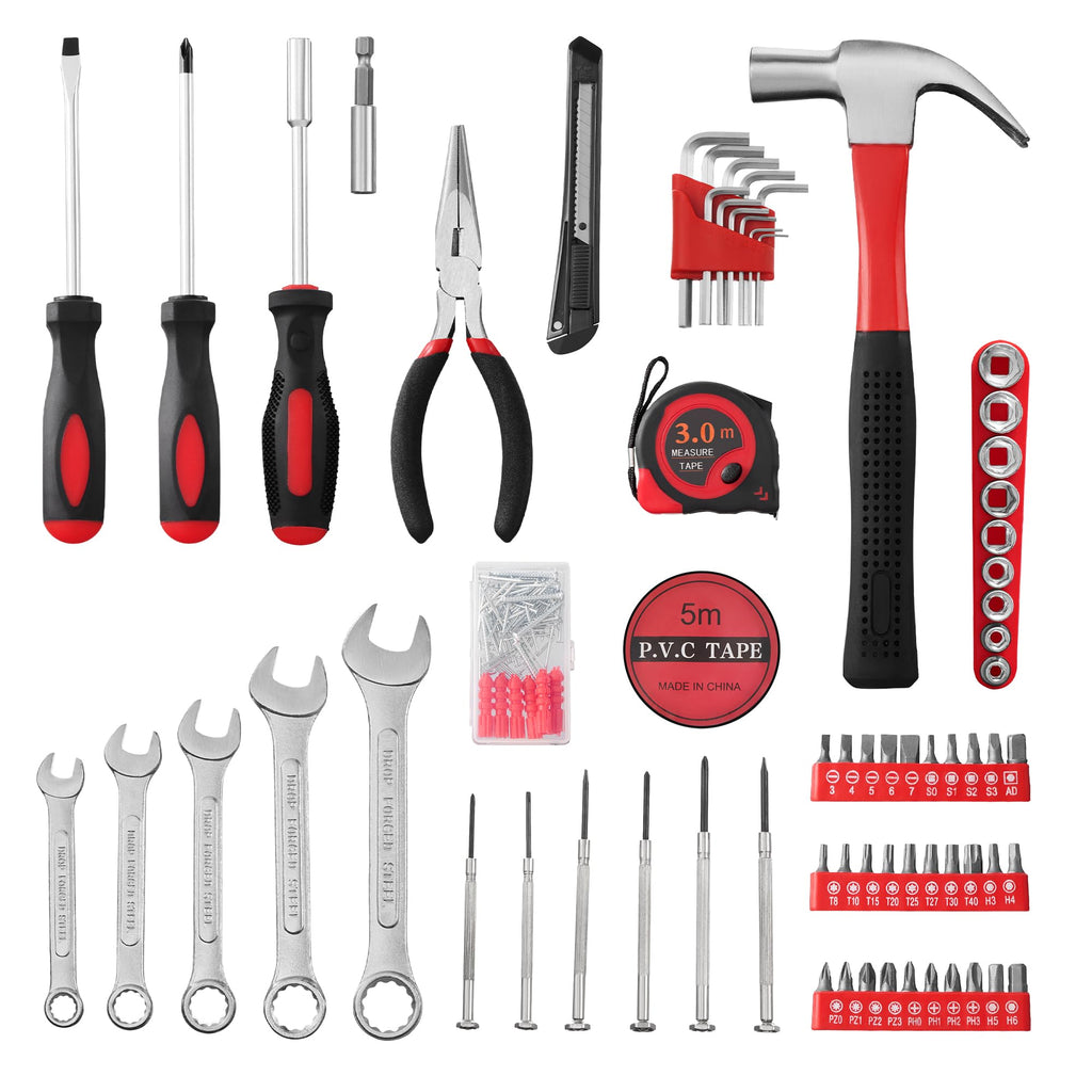 146-Piece Household Tool Kit with Storage ToolBox A924798