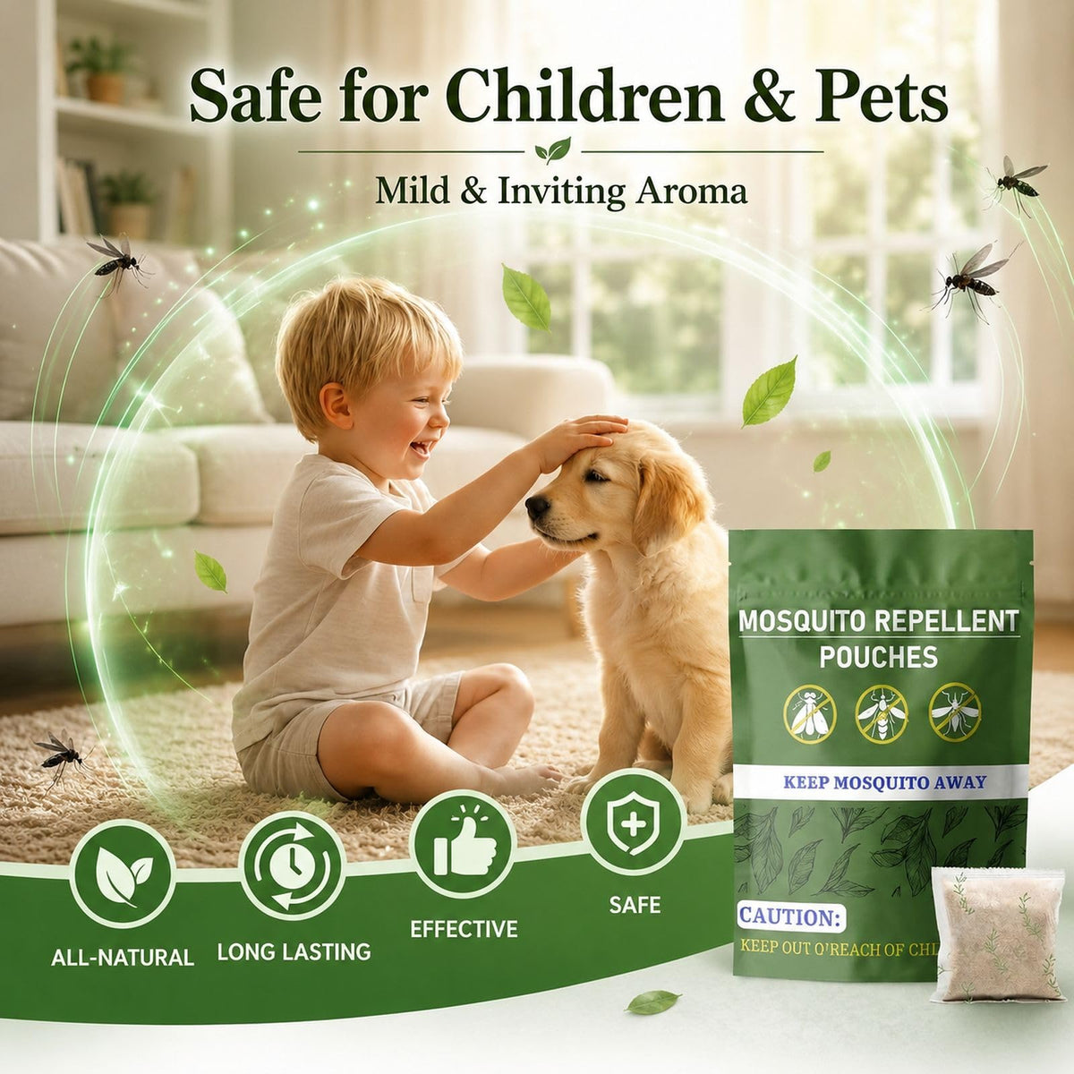 Mosquito Repellent Pouches 60 Days 8 Pack F37343