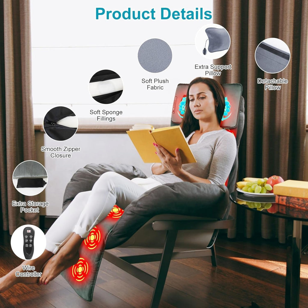 Full Body Massage Mat with Heat M7910