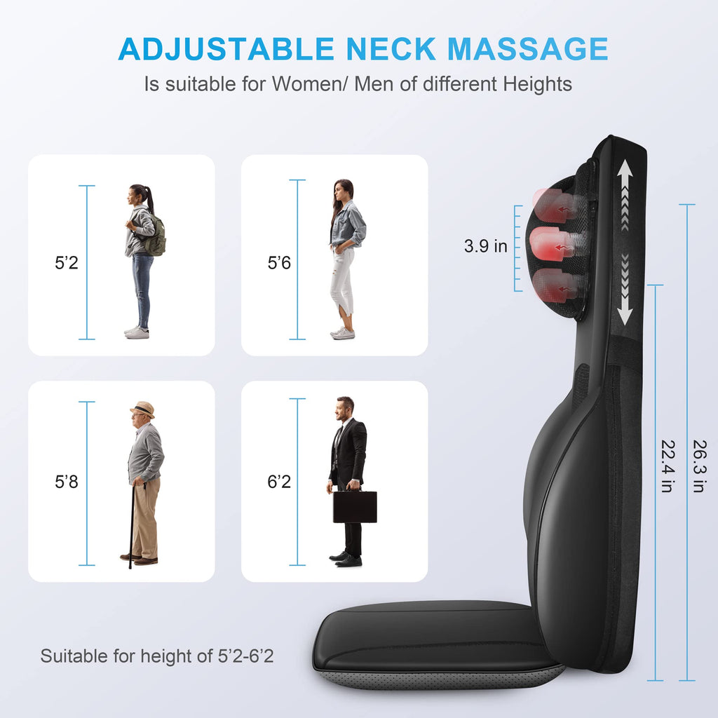 Shiatsu Neck Back Massager with Heat F923795