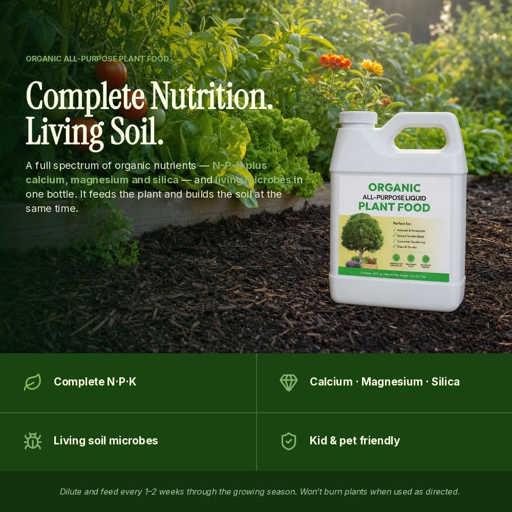 Organic All-Purpose Liquid Plant Food Fertilizer 32oz P87791