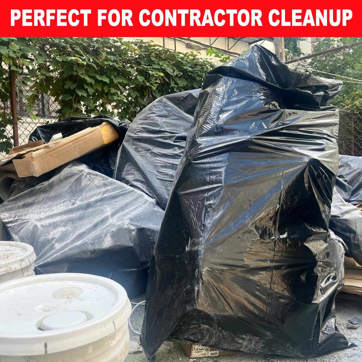 30-33 Gallon 2 MIL Heavy Duty Trash Bags 108 Count P85503