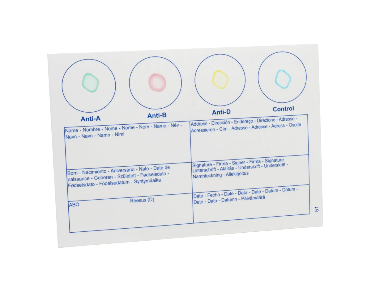 Blood Typing Kit 3 Test Pack B361597