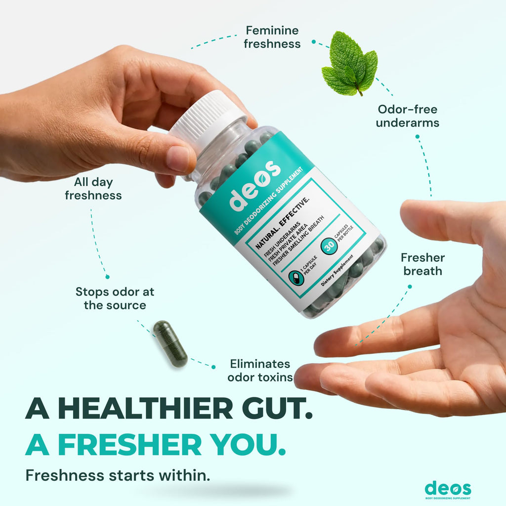 Internal Deodorant Supplement Capsules 30 Pcs S331475
