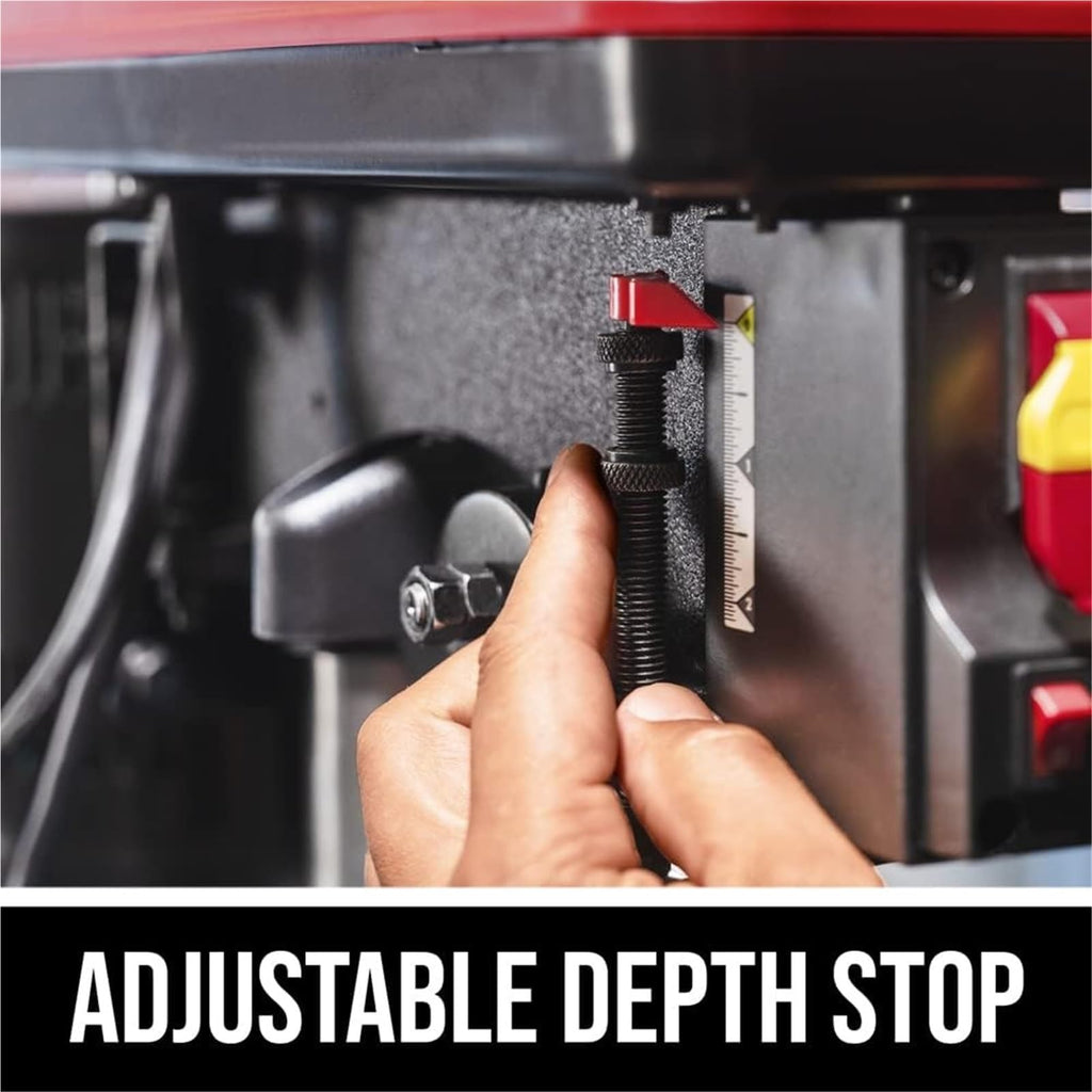 6.2 Amp 10 In. 5-Speed Benchtop Drill Press with Work Light Y856