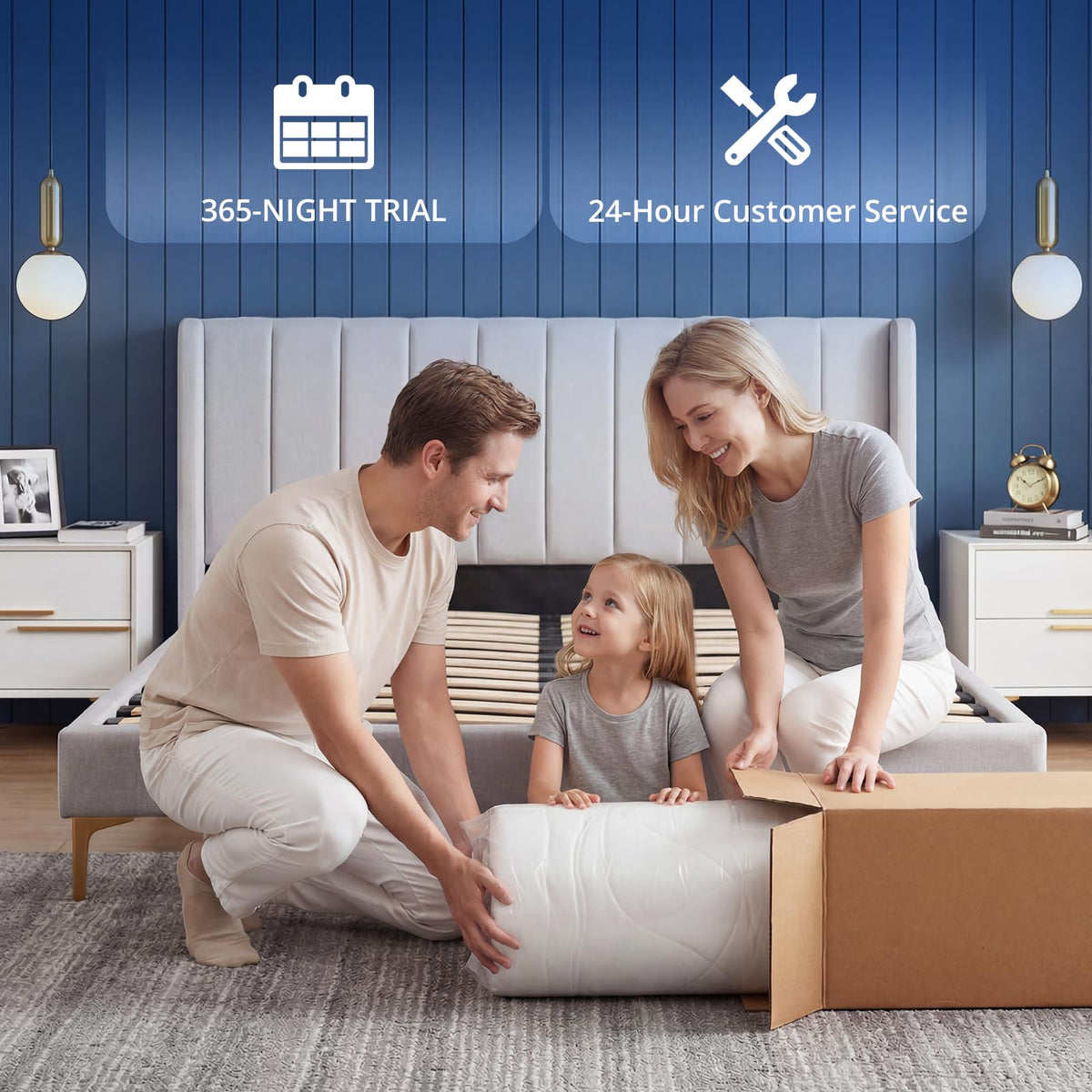 12 inch Full Size Cooling Hybrid Mattress V401