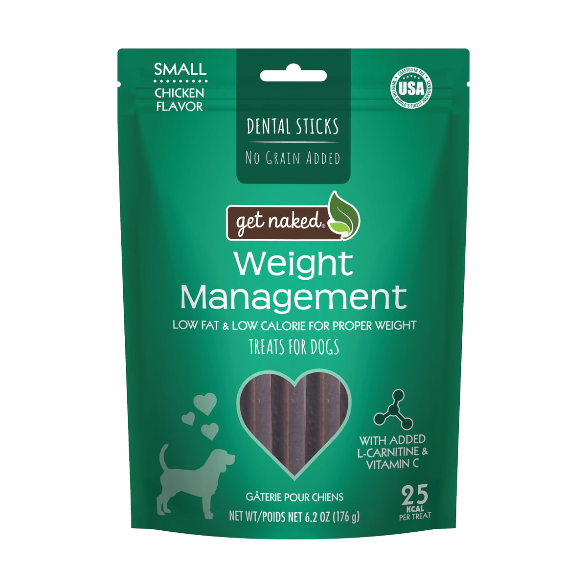 Grain-Free Dental Chew Sticks for Small Dogs, 6.2 oz S566