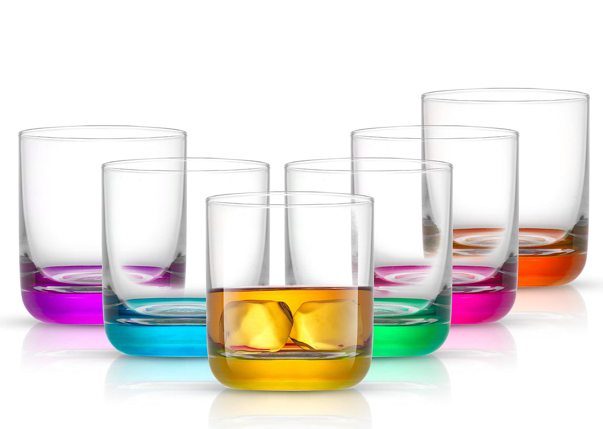 Colorful Whiskey Glasses Set of 6 R775