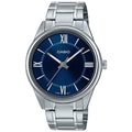 Blue Roman Dial Stainless Steel Analog Watch Z1462
