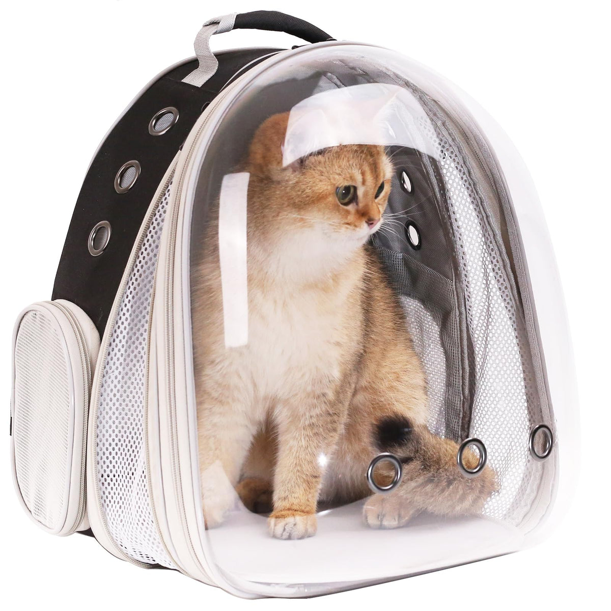Large Cat Backpack Carrier with Space Capsule Bubble Window M7412