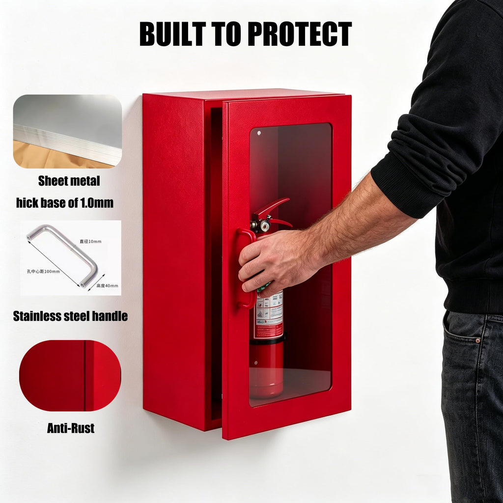 5lb Steel Fire Extinguisher Cabinet T140