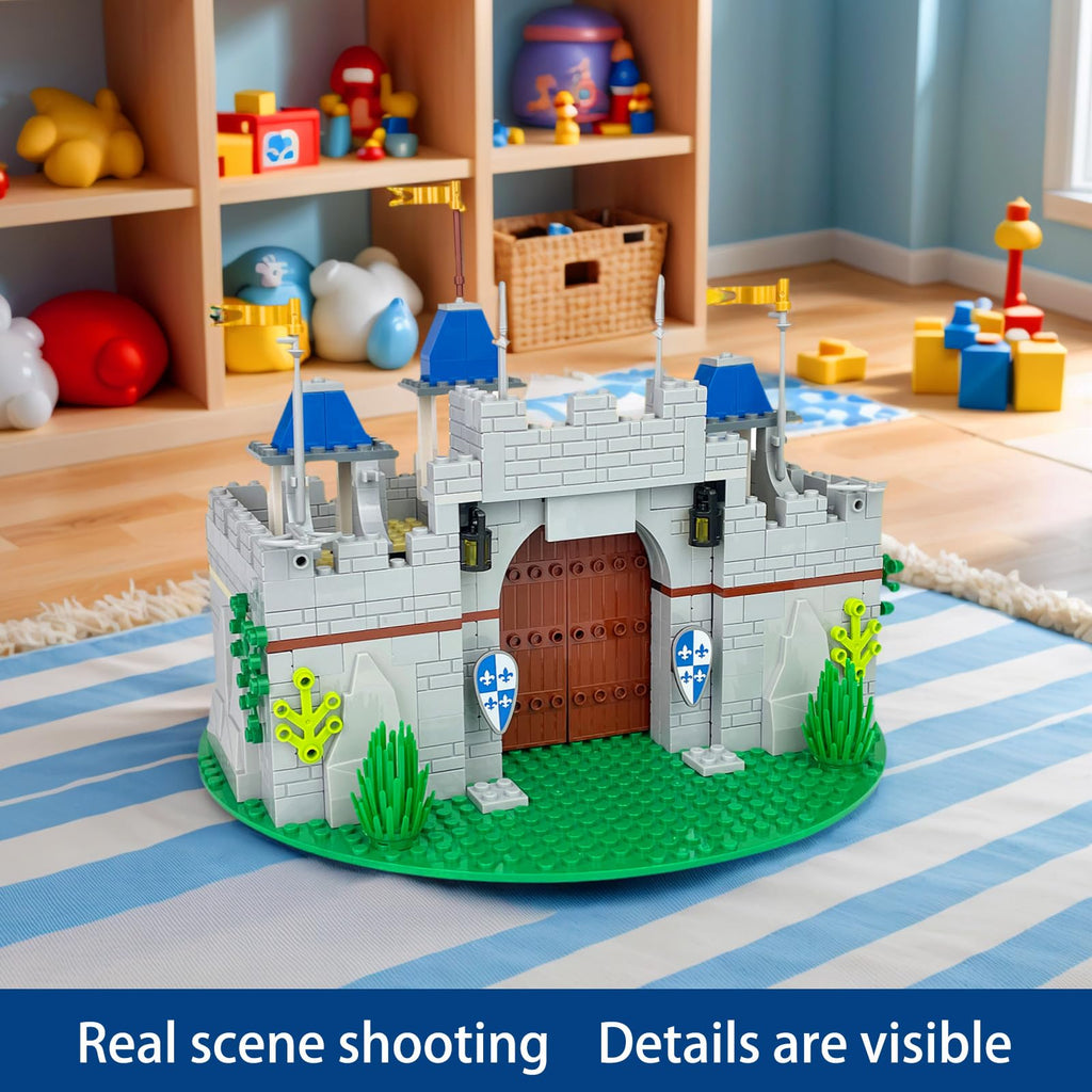 Medieval Knight Castle Building Blocks Set with 12 Knights Figures F991