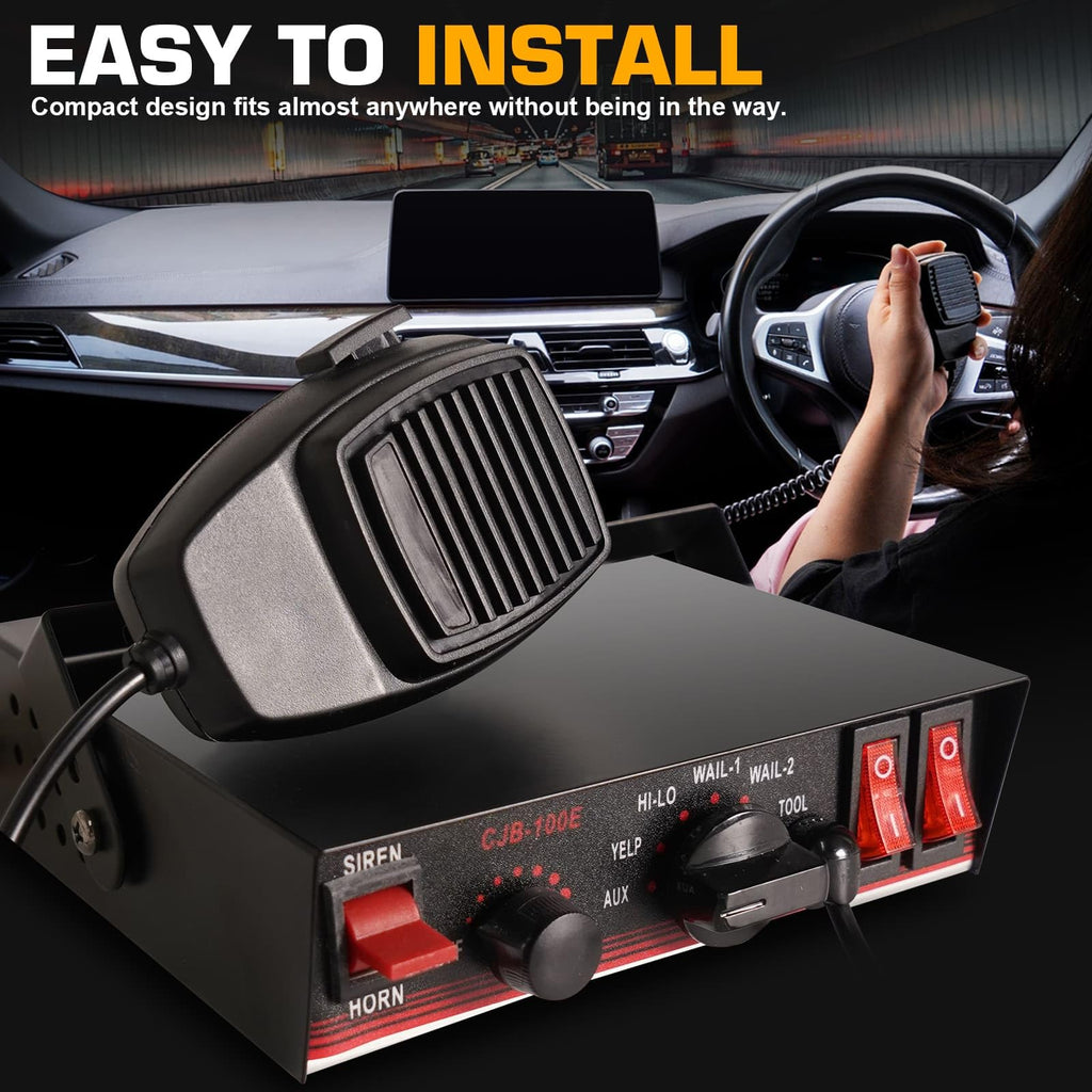 200W IP67 Waterproof Emergency Siren with Mic & Speaker Z82254