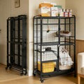 Collapsible Metal Wire Cat Cage V508