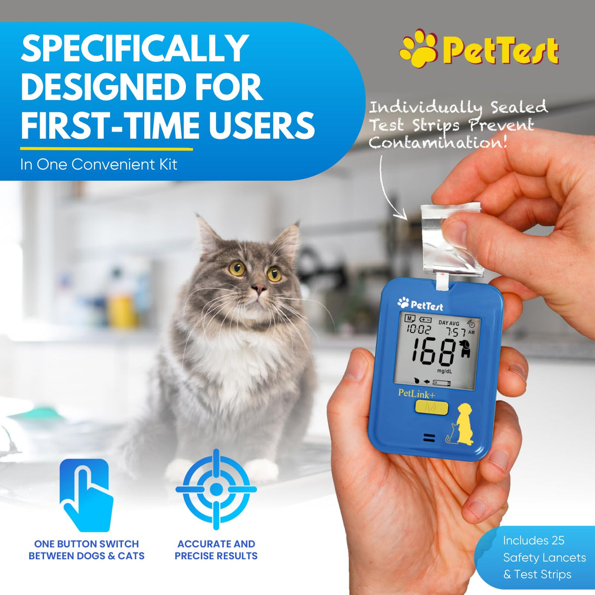 Glucose Monitor Kit for Dogs and Cats X160875
