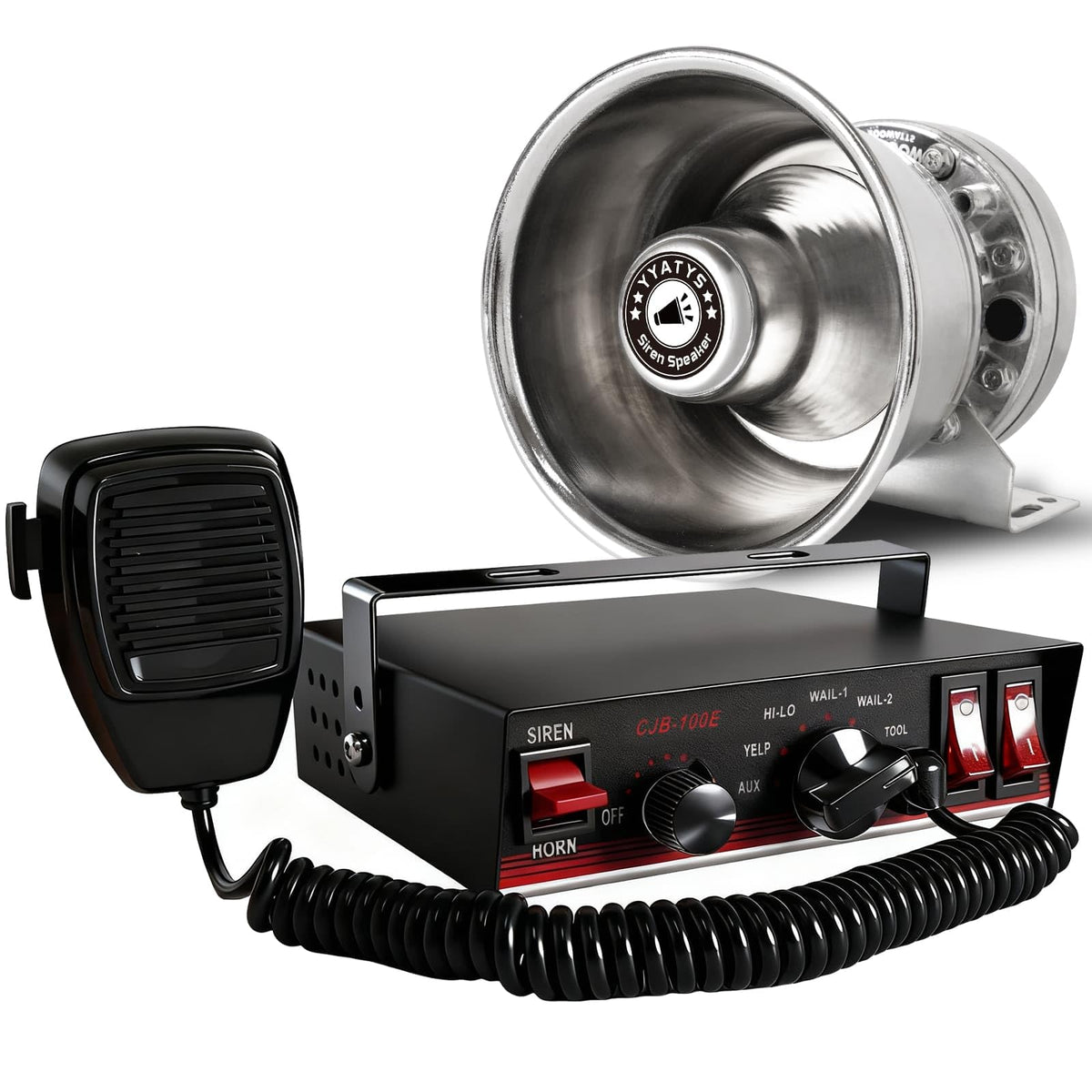 200W IP67 Waterproof Emergency Siren with Mic & Speaker Z82254