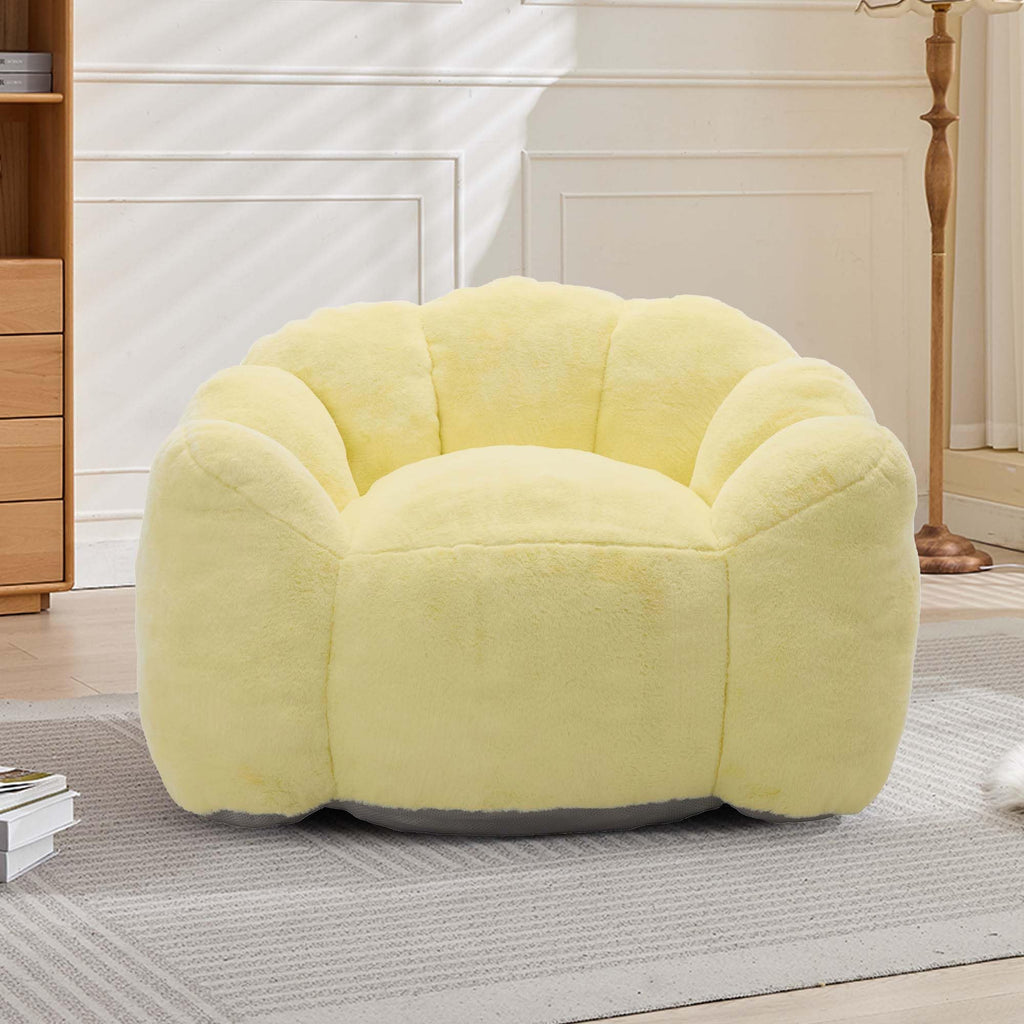 Oversized Memory Foam Bean Bag Chair with Backrest T79583