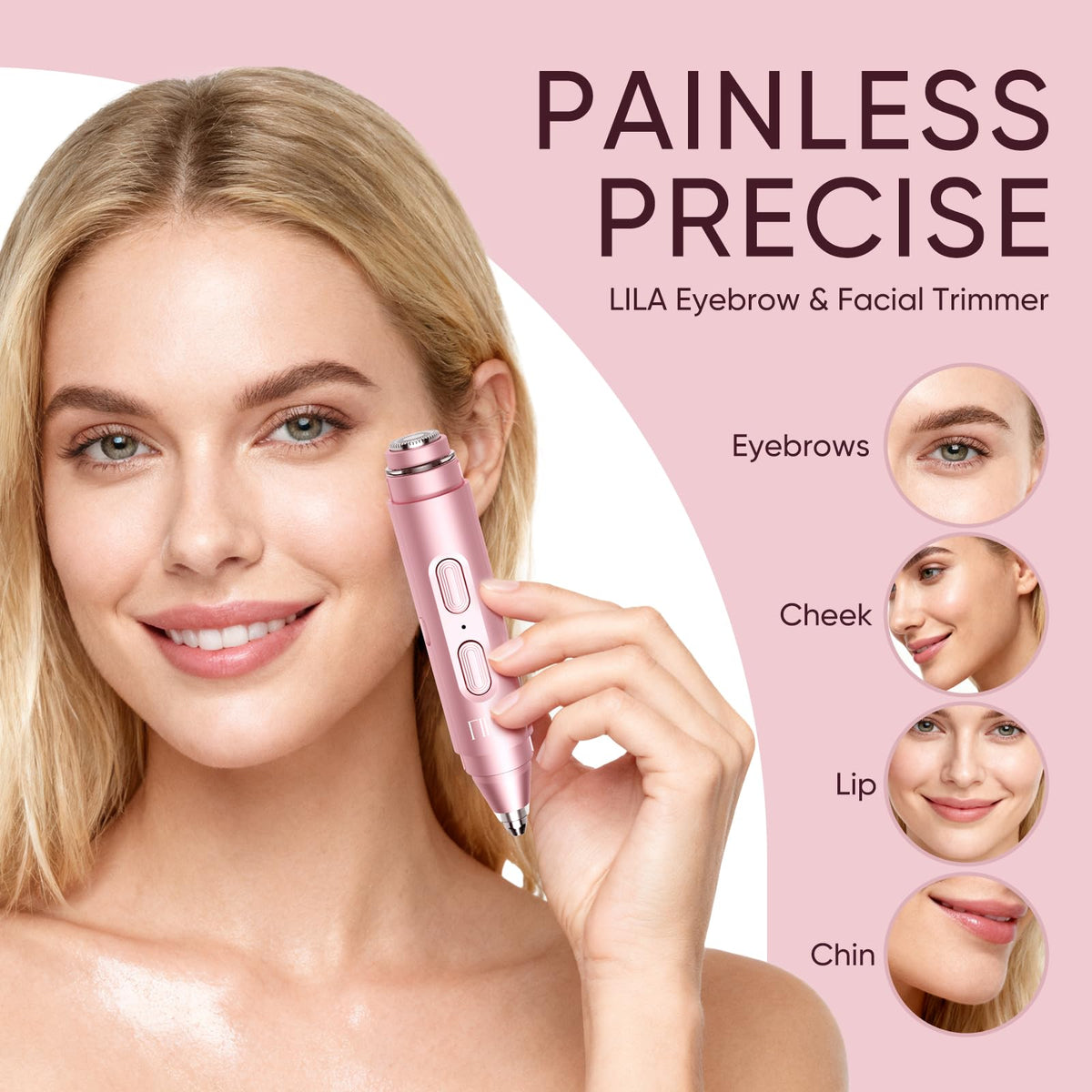 2-in-1 Eyebrow & Nose Hair Trimmer E825008