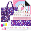 160 Mahjong Tiles with Non-Slip Mat and 4 Racks Mahjong Set J687421