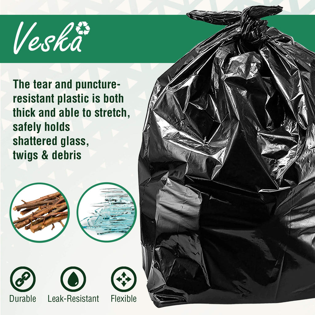 30-33 Gallon 2 MIL Heavy Duty Trash Bags 108 Count P85503
