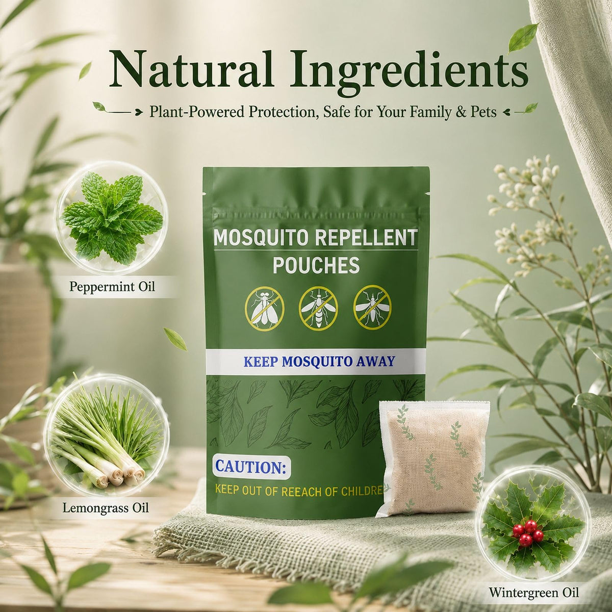 Mosquito Repellent Pouches 60 Days 8 Pack F37343