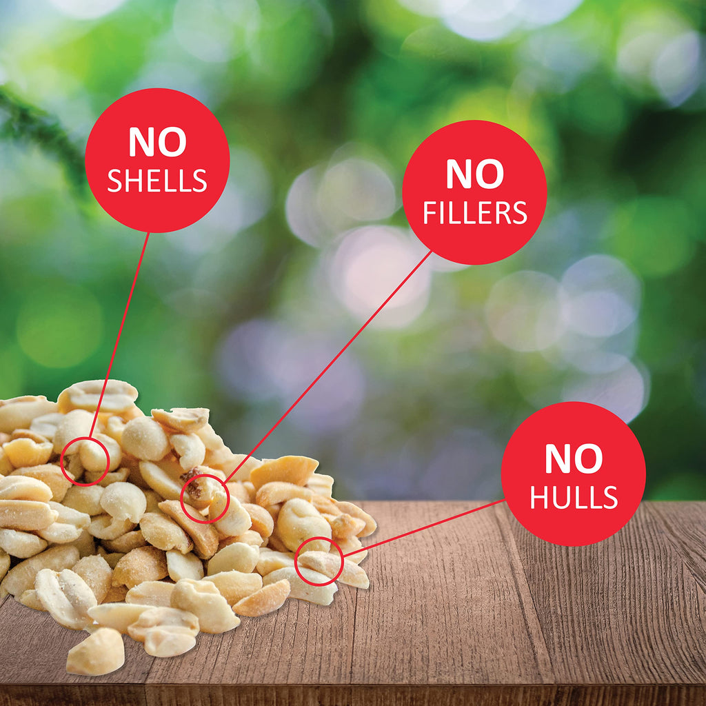 Woodpecker Wild Bird Seed 20 lb & Peanut Pieces 15 lb Nut & Fruit Mix Y67633