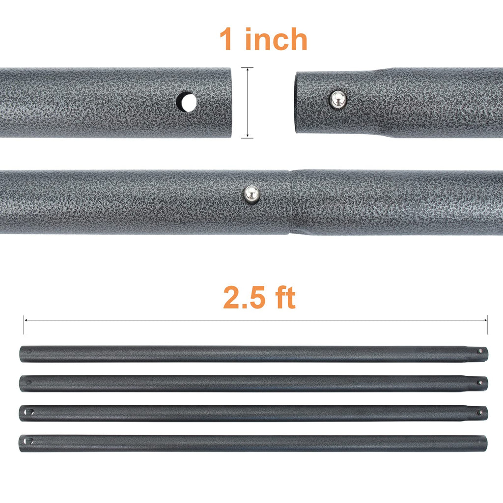 10Ft Adjustable Background Stand Backdrop Support System Kit with Carry Bag Y733