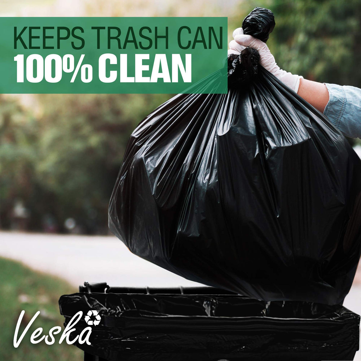 30-33 Gallon 2 MIL Heavy Duty Trash Bags 108 Count P85503