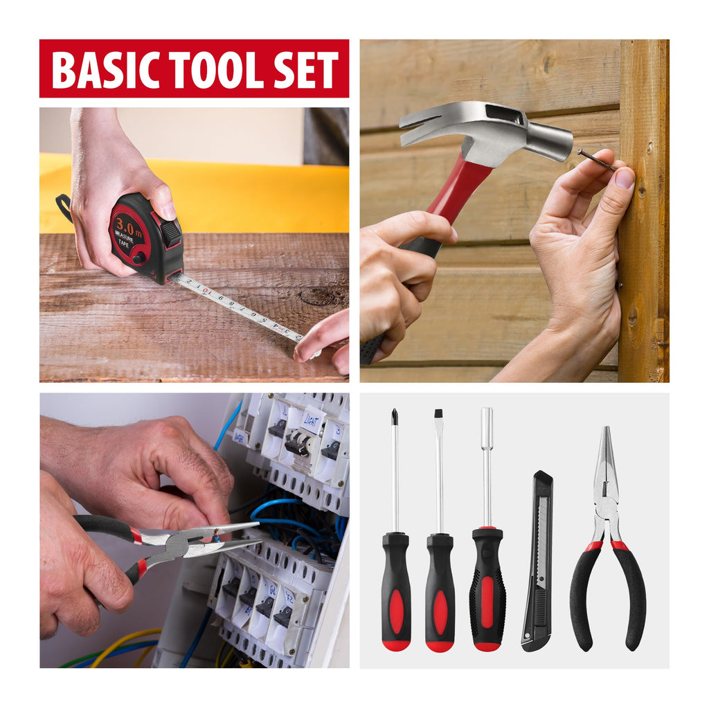 146-Piece Household Tool Kit with Storage ToolBox A924798