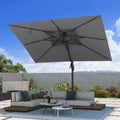 Cantilever Outdoor Patio Umbrella with Base A28087