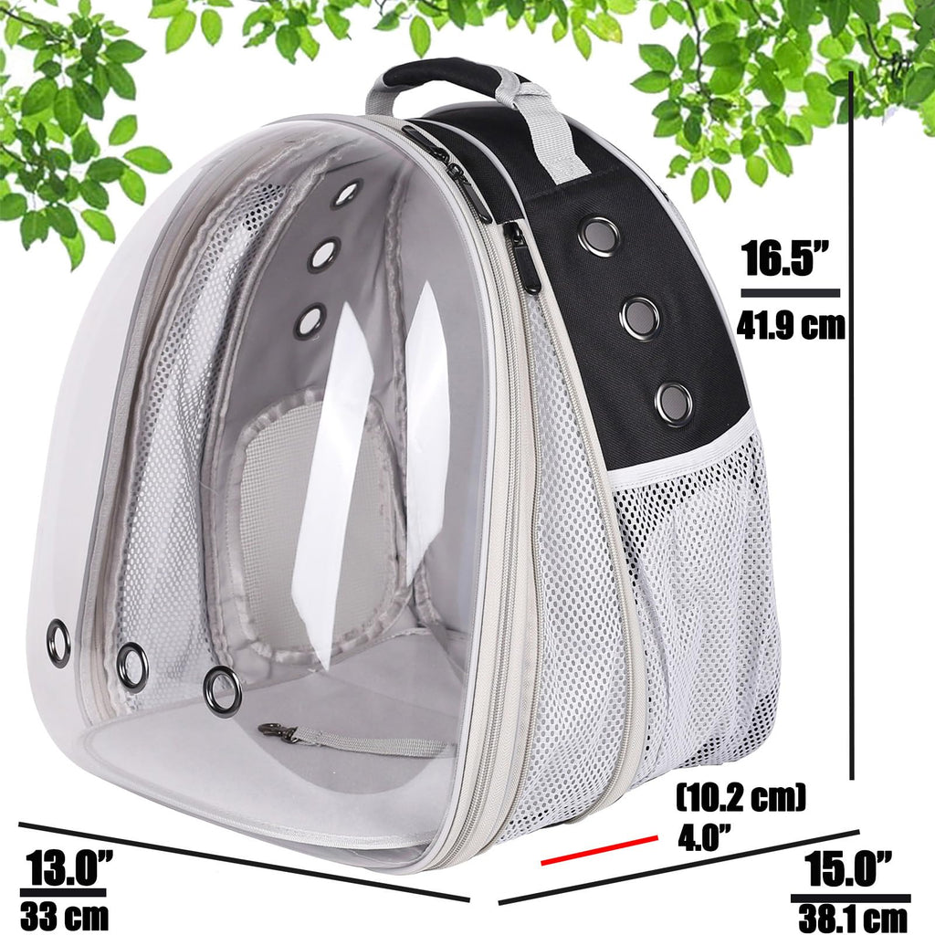 Large Cat Backpack Carrier with Space Capsule Bubble Window M7412