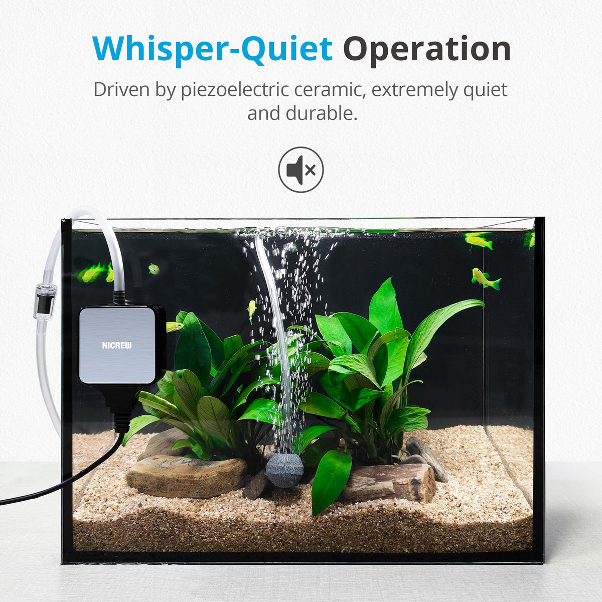 Nano Silent Aquarium Air Pump B8613