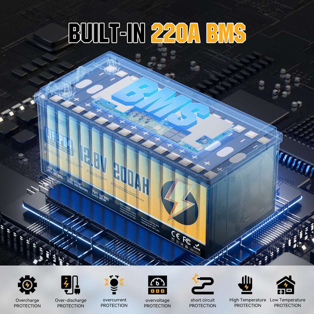 12V 200Ah LiFePO4 Lithium Battery I2195