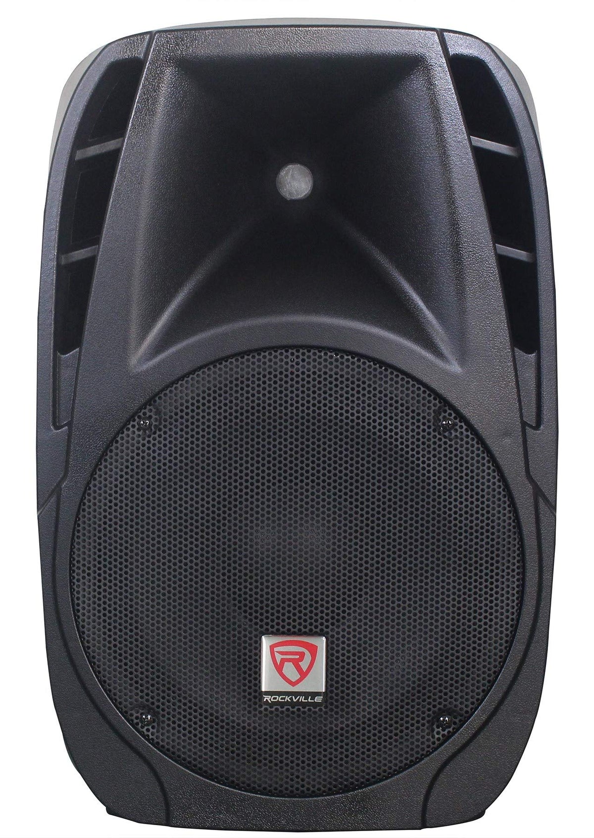 12 Inch Powered PA Speaker System with Mixer and Microphones U2229