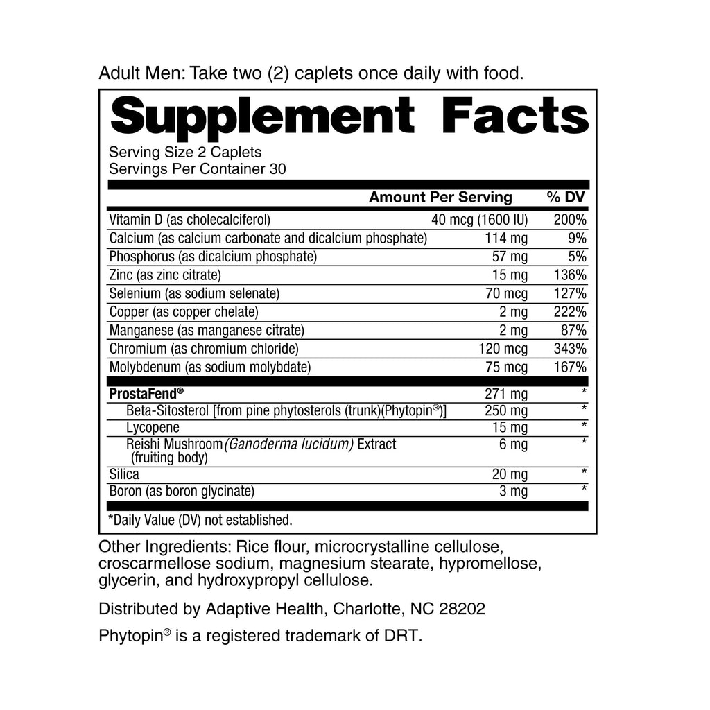 Prostate Health Supplements 60ct I3905