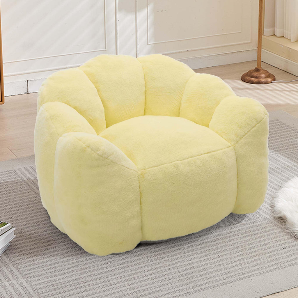 Oversized Memory Foam Bean Bag Chair with Backrest T79583