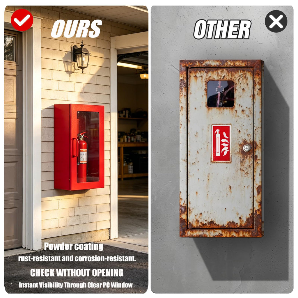 5lb Steel Fire Extinguisher Cabinet T140