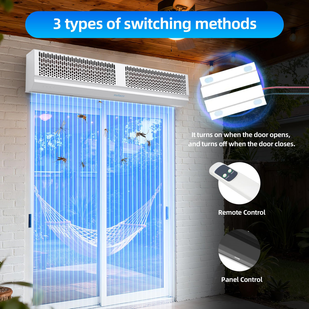 36'' Wall-Mounted 2-Speed Air Curtain E1578
