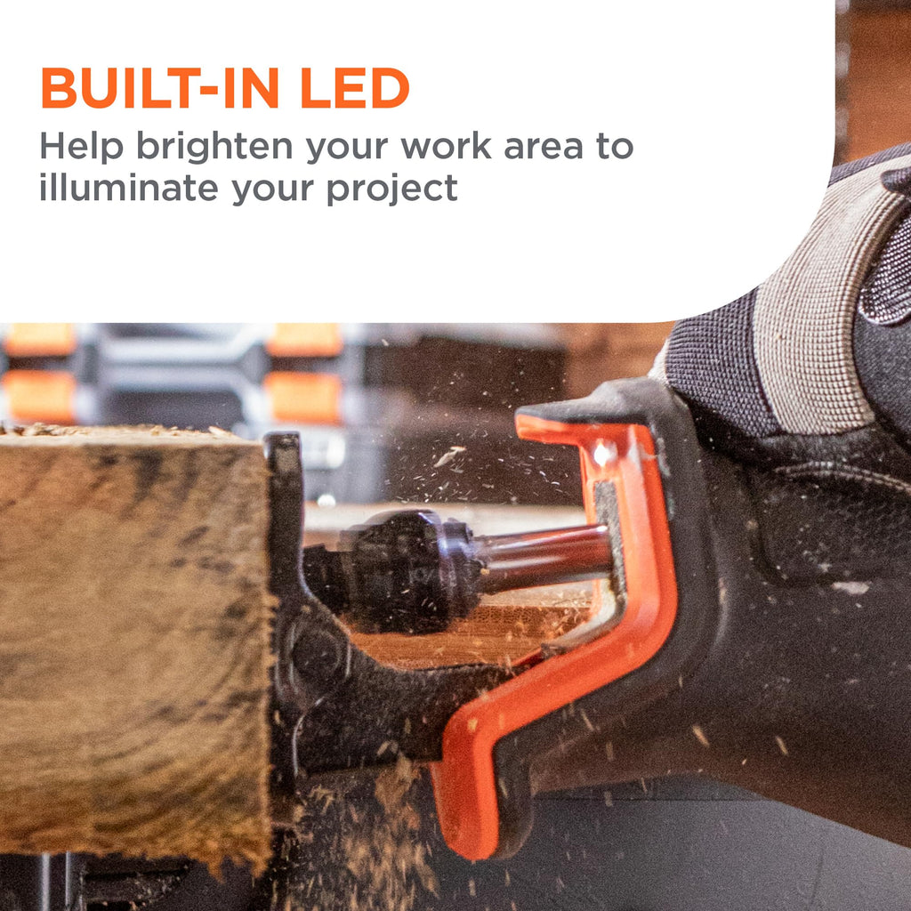 20V MAX Brushless Cordless Reciprocating Saw Kit with 2.5Ah Battery and Charger X5757