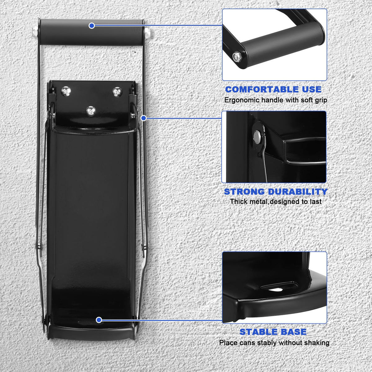 Wall Mounted Stainless Steel Can Crusher Z725